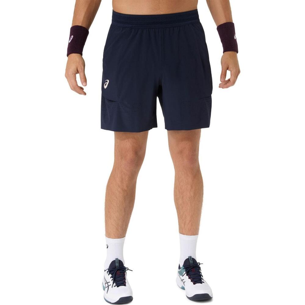 Asics black gray shorts